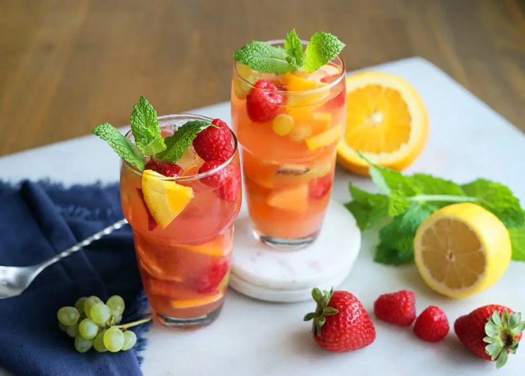 Shochu Sangria Cocktail