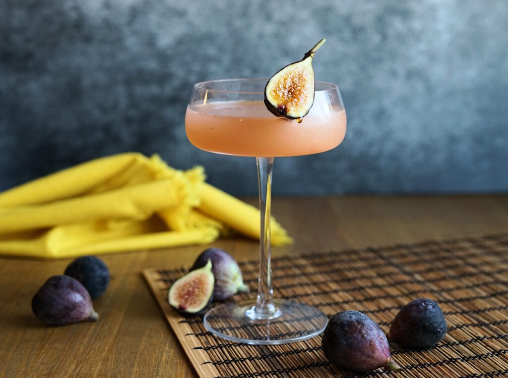 shochu fig cocktail