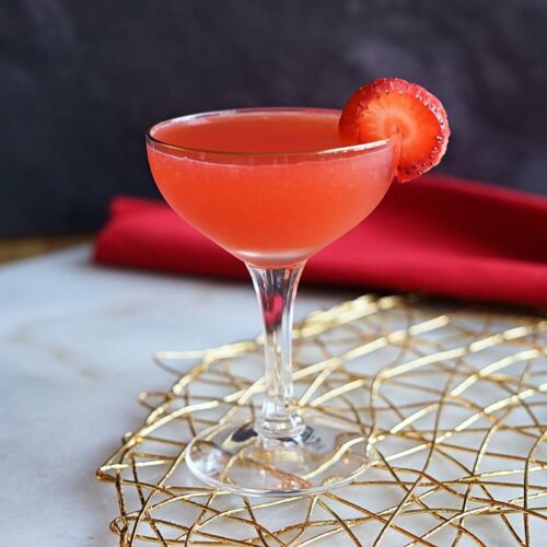 Shochu Cocktail Recipe: Strawberry Jalapeño Daiquiri - Nankai Shochu